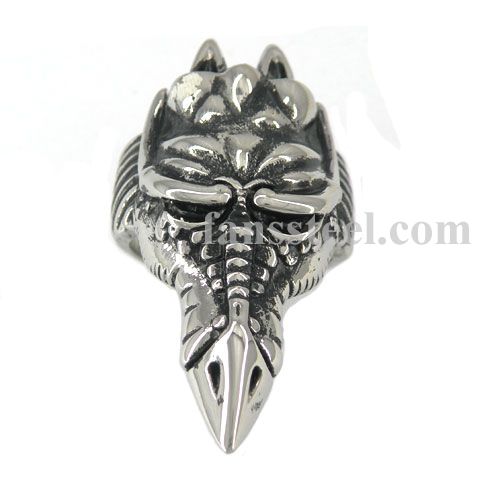 FSR08W34B Dragon long beak ring 